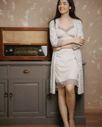 Ночная сорочка с халатом