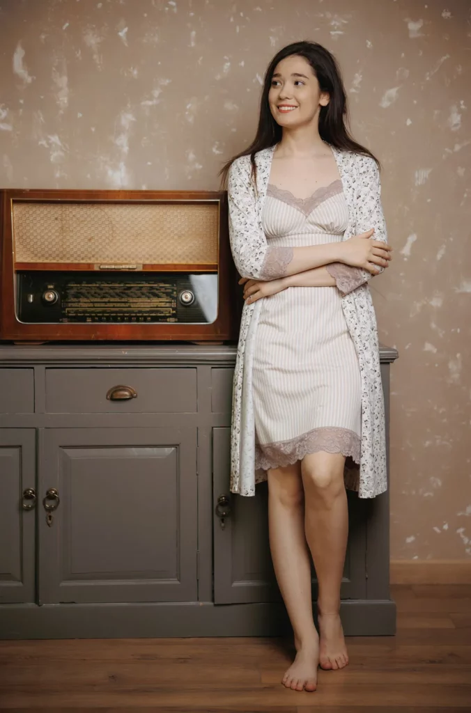 Ночная сорочка с халатом