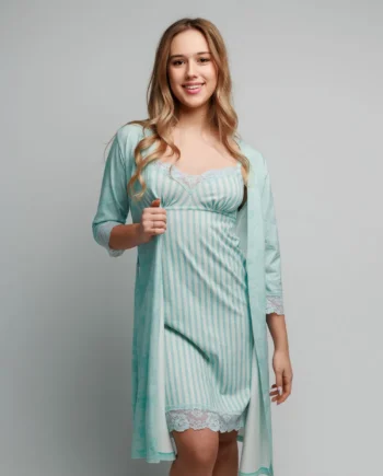 Ночная сорочка с халатом