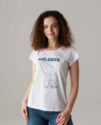 Футболка Moldova для женщин
