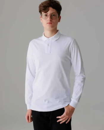 Tricou polo cu mânecă lungă