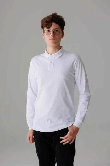 Tricou polo cu mânecă lungă