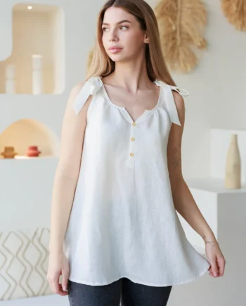 Блузка из льна