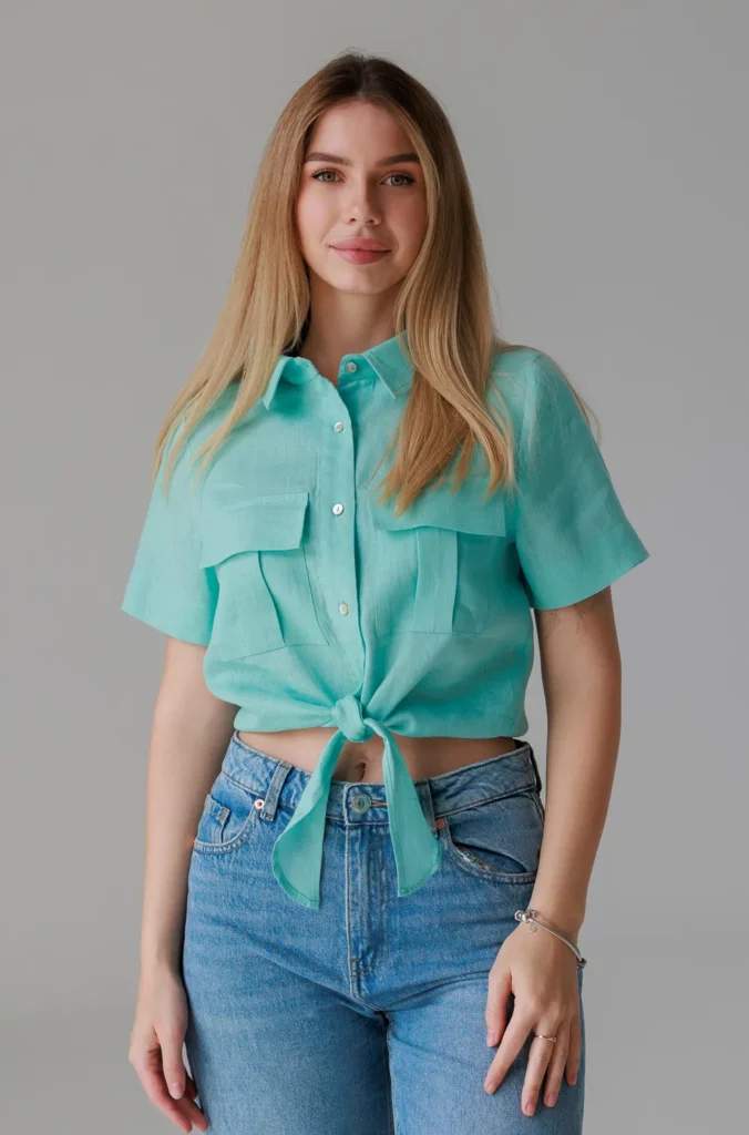 Рубашка из льна