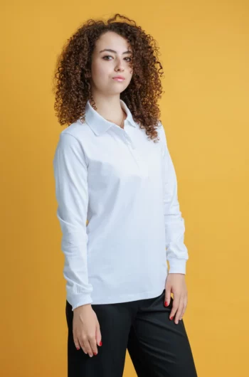Tricou polo cu mânecă lungă