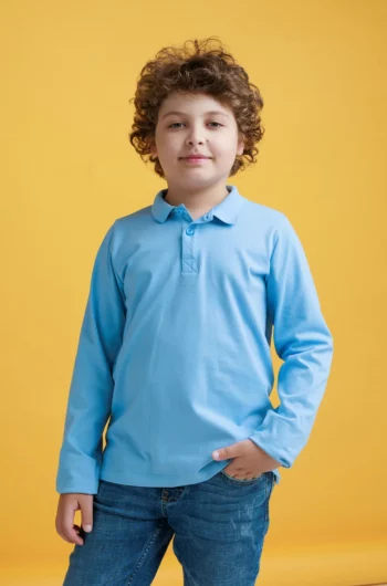 Tricou polo cu mânecă lungă