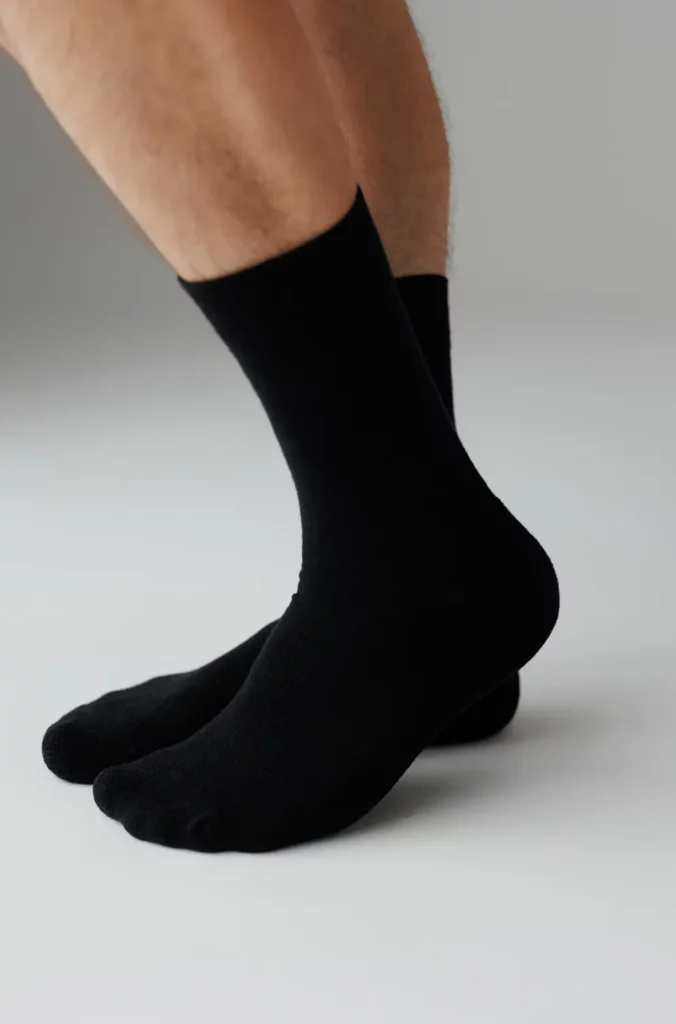 Șosete cu talpă flaușată