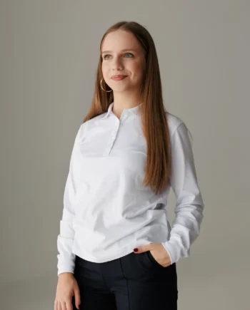 Tricou polo cu mânecă lungă