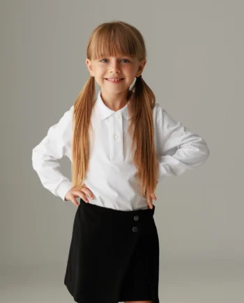 Tricou polo cu mânecă lungă