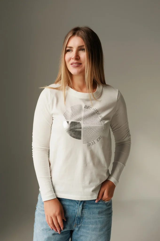 Футболка с длинным рукавом