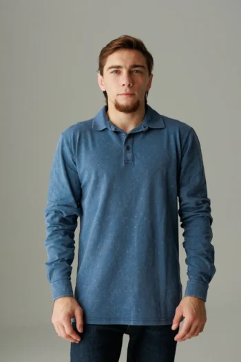 Tricou polo cu mânecă lungă