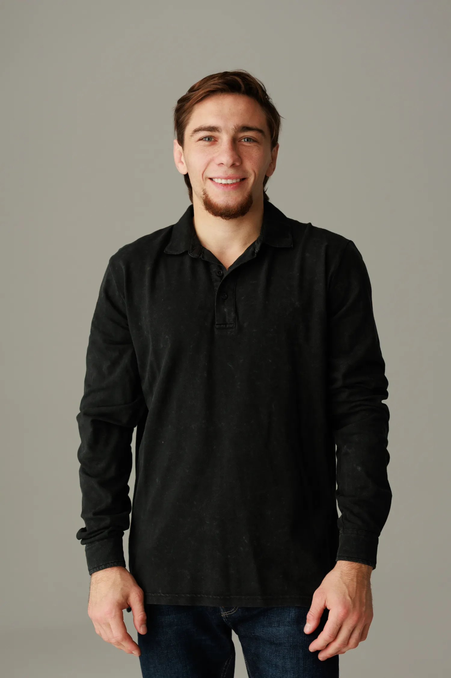 Tricou polo cu mânecă lungă