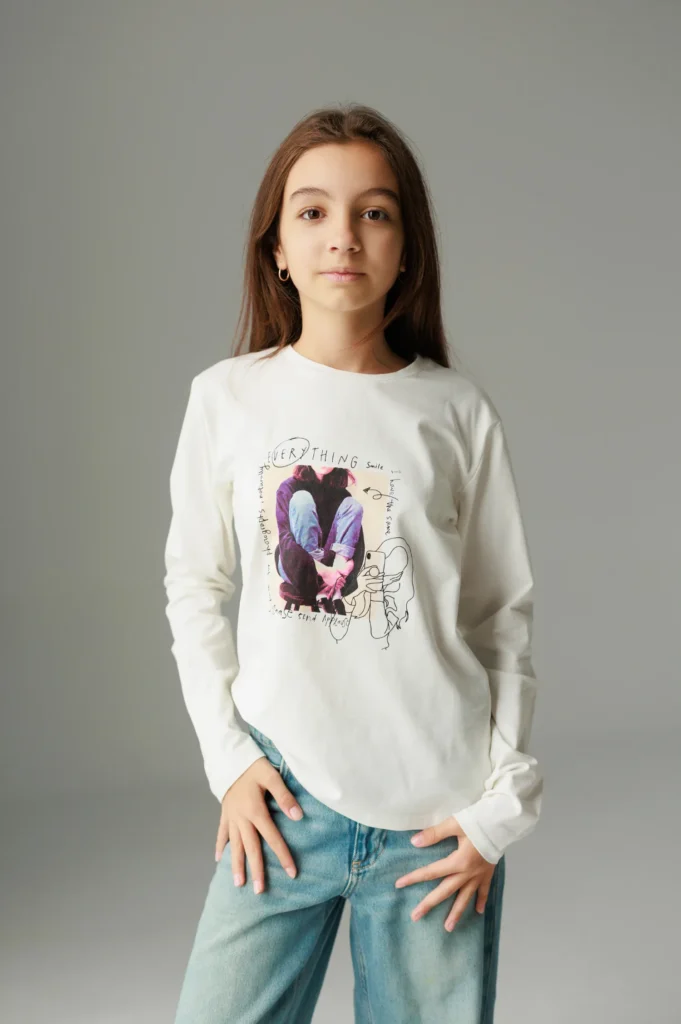 Футболка с длинным рукавом