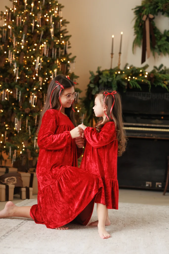 Платье из велюра