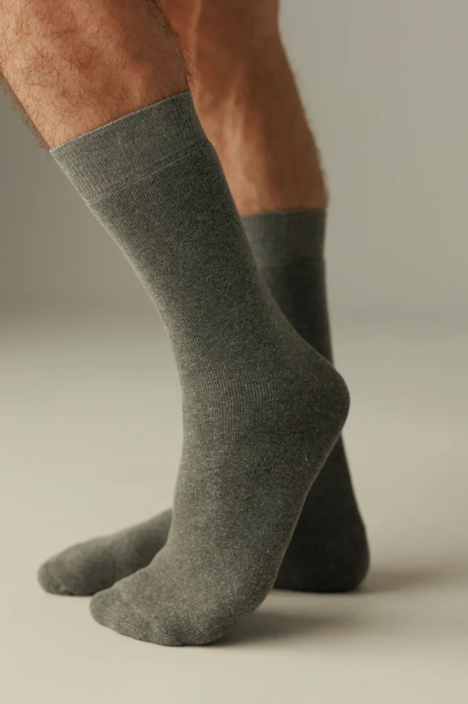 Șosete cu talpă flaușată