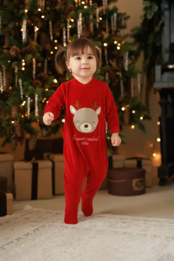 Salopetă velur baby