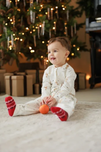 Salopetă flaușată baby