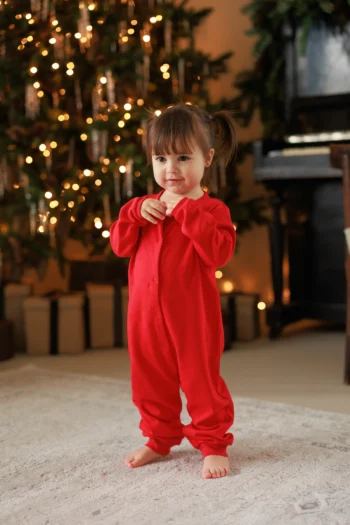 Salopetă flaușată baby