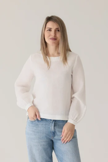 Блузка из льна