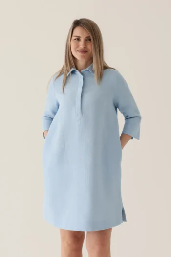 Платье из льна