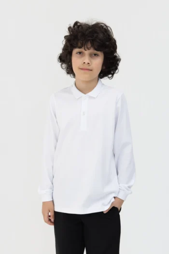 Tricou polo cu mânecă lungă
