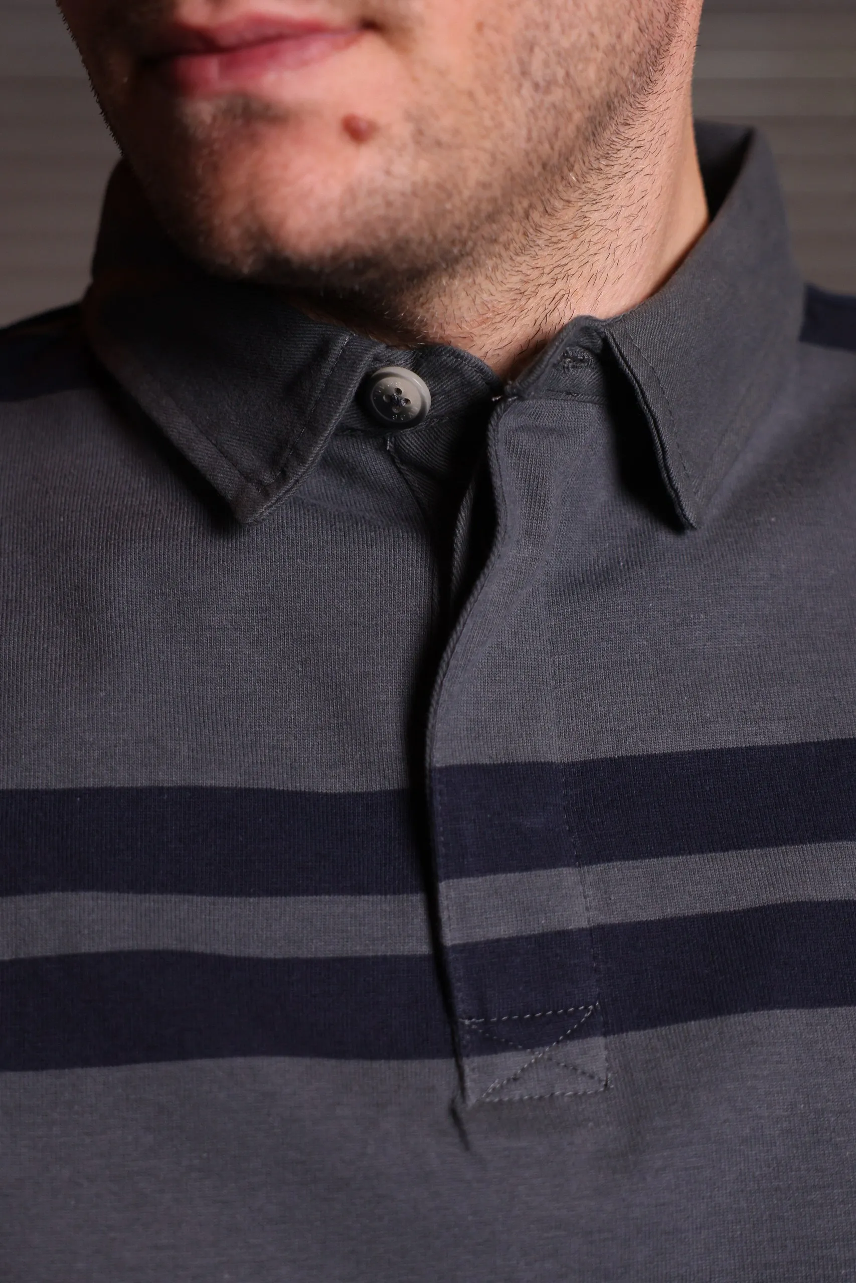 Tricou polo cu mâneca lungă